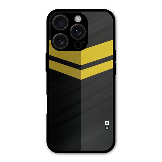 Yellow Lines Shockproof Hybrid Protection (Metal + TPU) Back Case Cover