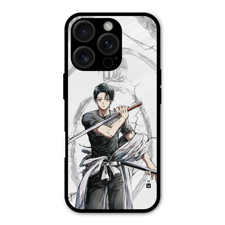 Yuta With Katana Shockproof Hybrid Protection (Metal + TPU) Back Case Cover